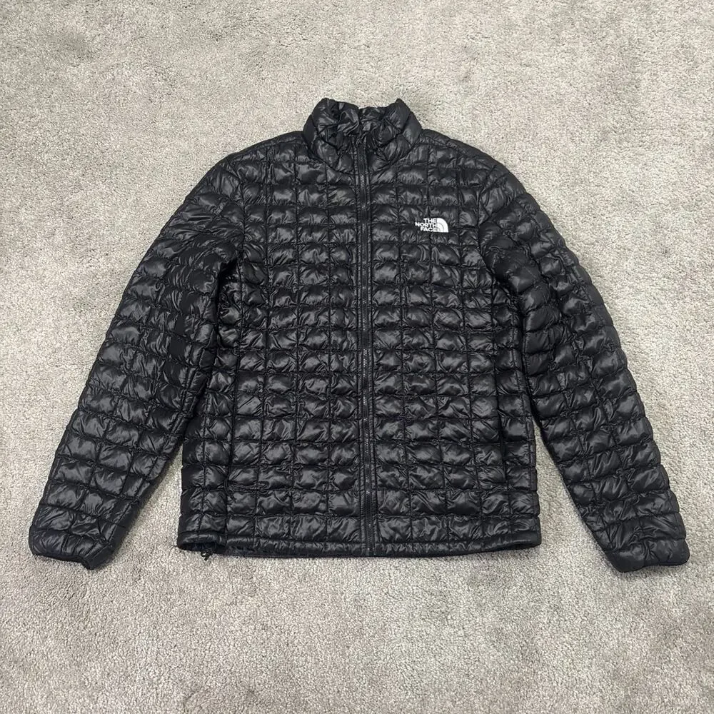 The North Face Black Men’s Medium Thermoball Full Zip Jacket Coat Puffer